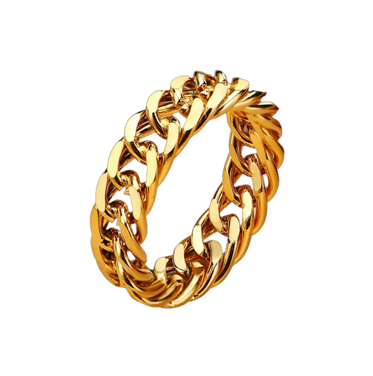 Gold Chain Ring